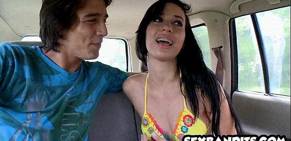  The most gorgeous latina teen drowns in dick 16